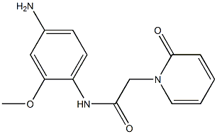 N-(4-amino-2-methoxyphenyl)-2-(2-oxopyridin-1(2H)-yl)acetamide 구조식 이미지