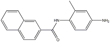 N-(4-amino-2-methylphenyl)-2-naphthamide 구조식 이미지