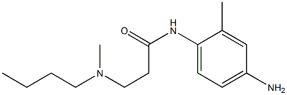 N-(4-amino-2-methylphenyl)-3-[butyl(methyl)amino]propanamide 구조식 이미지