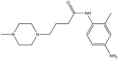 N-(4-amino-2-methylphenyl)-4-(4-methylpiperazin-1-yl)butanamide Structure