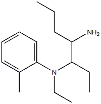 N-(4-aminoheptan-3-yl)-N-ethyl-2-methylaniline Structure