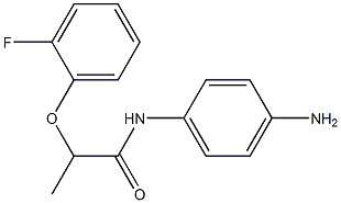 N-(4-aminophenyl)-2-(2-fluorophenoxy)propanamide 구조식 이미지