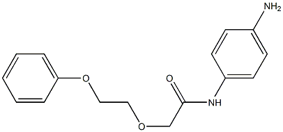 N-(4-aminophenyl)-2-(2-phenoxyethoxy)acetamide Structure