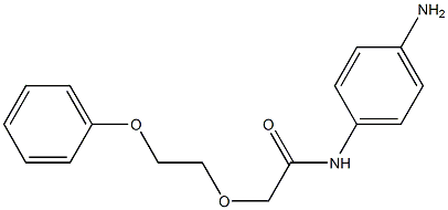 N-(4-aminophenyl)-2-(2-phenoxyethoxy)acetamide 구조식 이미지