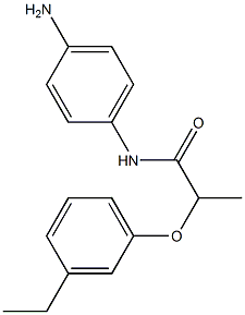N-(4-aminophenyl)-2-(3-ethylphenoxy)propanamide Structure
