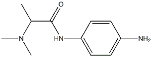 N-(4-aminophenyl)-2-(dimethylamino)propanamide Structure