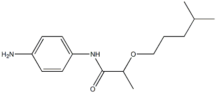 N-(4-aminophenyl)-2-[(4-methylpentyl)oxy]propanamide Structure