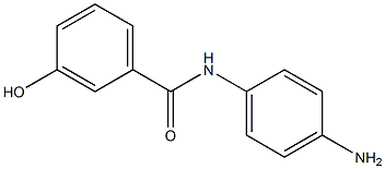 N-(4-aminophenyl)-3-hydroxybenzamide 구조식 이미지