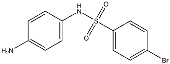 N-(4-aminophenyl)-4-bromobenzenesulfonamide 구조식 이미지