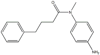 N-(4-aminophenyl)-N-methyl-4-phenylbutanamide 구조식 이미지