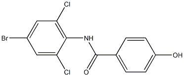 N-(4-bromo-2,6-dichlorophenyl)-4-hydroxybenzamide Structure