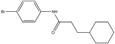 N-(4-bromophenyl)-3-cyclohexylpropanamide Structure