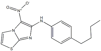 N-(4-butylphenyl)-5-nitroimidazo[2,1-b][1,3]thiazol-6-amine Structure