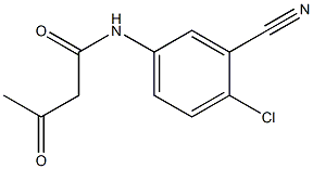 N-(4-chloro-3-cyanophenyl)-3-oxobutanamide Structure