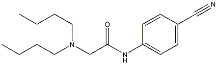 N-(4-cyanophenyl)-2-(dibutylamino)acetamide Structure