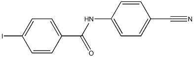 N-(4-cyanophenyl)-4-iodobenzamide Structure