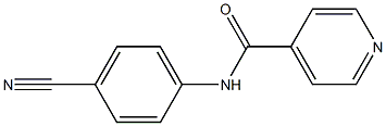 N-(4-cyanophenyl)isonicotinamide 구조식 이미지