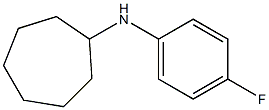 N-(4-fluorophenyl)cycloheptanamine Structure