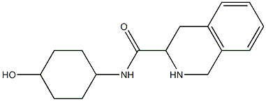 N-(4-hydroxycyclohexyl)-1,2,3,4-tetrahydroisoquinoline-3-carboxamide 구조식 이미지