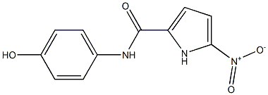 N-(4-hydroxyphenyl)-5-nitro-1H-pyrrole-2-carboxamide Structure
