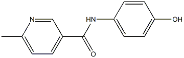 N-(4-hydroxyphenyl)-6-methylpyridine-3-carboxamide Structure