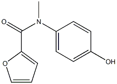 N-(4-hydroxyphenyl)-N-methylfuran-2-carboxamide 구조식 이미지