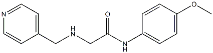 N-(4-methoxyphenyl)-2-[(pyridin-4-ylmethyl)amino]acetamide Structure