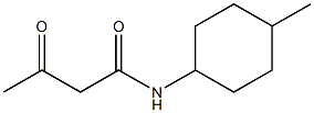 N-(4-methylcyclohexyl)-3-oxobutanamide Structure