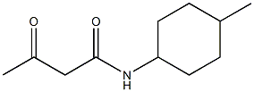 N-(4-methylcyclohexyl)-3-oxobutanamide 구조식 이미지