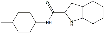 N-(4-methylcyclohexyl)octahydro-1H-indole-2-carboxamide 구조식 이미지