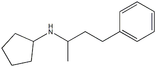 N-(4-phenylbutan-2-yl)cyclopentanamine 구조식 이미지