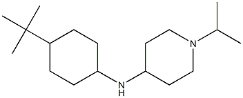 N-(4-tert-butylcyclohexyl)-1-(propan-2-yl)piperidin-4-amine 구조식 이미지