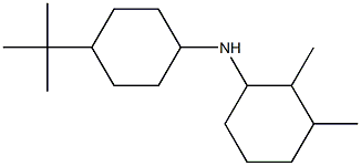 N-(4-tert-butylcyclohexyl)-2,3-dimethylcyclohexan-1-amine 구조식 이미지