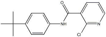 N-(4-tert-butylphenyl)-2-chloropyridine-3-carboxamide 구조식 이미지