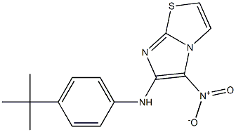 N-(4-tert-butylphenyl)-5-nitroimidazo[2,1-b][1,3]thiazol-6-amine Structure