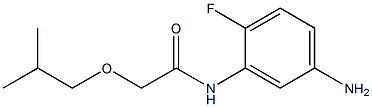 N-(5-amino-2-fluorophenyl)-2-(2-methylpropoxy)acetamide Structure