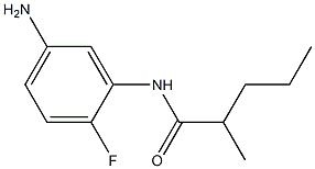 N-(5-amino-2-fluorophenyl)-2-methylpentanamide Structure