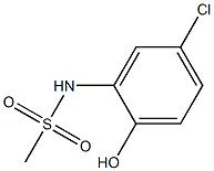 N-(5-chloro-2-hydroxyphenyl)methanesulfonamide 구조식 이미지