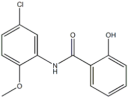 N-(5-chloro-2-methoxyphenyl)-2-hydroxybenzamide Structure