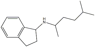 N-(5-methylhexan-2-yl)-2,3-dihydro-1H-inden-1-amine Structure