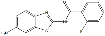 N-(6-amino-1,3-benzothiazol-2-yl)-2-fluorobenzamide Structure