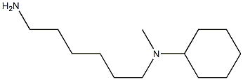 N-(6-aminohexyl)-N-methylcyclohexanamine Structure