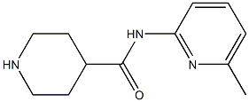 N-(6-methylpyridin-2-yl)piperidine-4-carboxamide 구조식 이미지