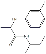 N-(butan-2-yl)-2-[(3-iodophenyl)amino]propanamide 구조식 이미지