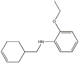 N-(cyclohex-3-en-1-ylmethyl)-2-ethoxyaniline Structure