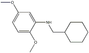 N-(cyclohexylmethyl)-2,5-dimethoxyaniline Structure