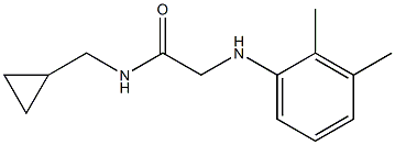 N-(cyclopropylmethyl)-2-[(2,3-dimethylphenyl)amino]acetamide 구조식 이미지