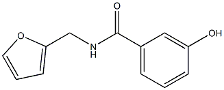 N-(furan-2-ylmethyl)-3-hydroxybenzamide Structure