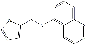 N-(furan-2-ylmethyl)naphthalen-1-amine 구조식 이미지