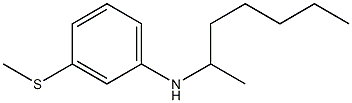 N-(heptan-2-yl)-3-(methylsulfanyl)aniline Structure